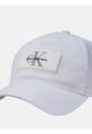 Gorra Blanca De Algodón Con Parche Calvin Klein de Calvin Klein