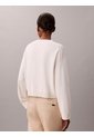 Saco Blanco Tejido De Tejido Suave Con Logo Estampado Calvin Klein de Calvin Klein