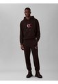 Jogger Negro Con Gráfico De Algodón Calvin Klein de Calvin Klein