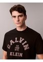 Camiseta Negra Con Gráfico De Logo Calvin Klein de Calvin Klein