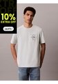Camiseta Verde Con Estampado Gráfico Calvin Klein de Calvin Klein