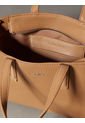 Bolso Beige Tote Pequeño Calvin Klein de Calvin Klein