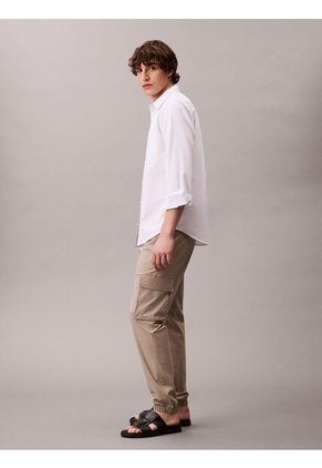 Pantalones Beige Cargo Skinny De Ripstop Calvin Klein