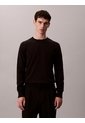 Saco Negro Tejido Clásico Acanalado De Algodón Supima Calvin Klein de Calvin Klein