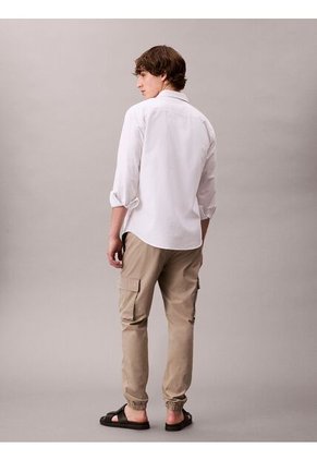 Pantalones Beige Cargo Skinny De Ripstop Calvin Klein