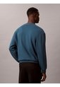 Saco Azul Terry Con Monograma Calvin Klein de Calvin Klein