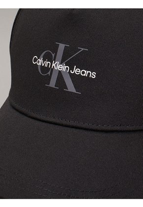 Gorra Negra De Sarga Con Cálida Felpa Calvin Klein