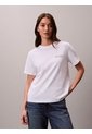 Camiseta Blanca Clásica Con Logo Estampado Calvin Klein de Calvin Klein