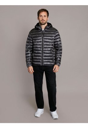 Chaqueta Multicolor Acolchada Con Capota Calvin Klein