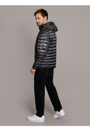 Chaqueta Multicolor Acolchada Con Capota Calvin Klein