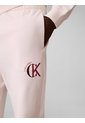 Jogger Blanco Con Gráfico De Algodón Calvin Klein de Calvin Klein