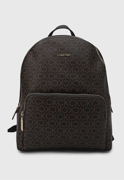 Morral  Marrón-Café-Dorado Calvin Klein Brown Mono
