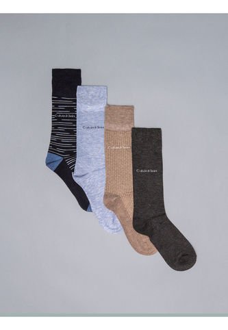 Paquete De 4 Calcetines Largos Calvin Klein Calvin Klein