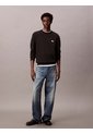Saco Negro Terry Con Monograma Calvin Klein de Calvin Klein