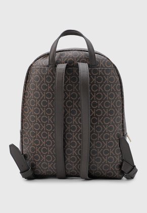 Morral  Marrón-Café-Dorado Calvin Klein Brown Mono