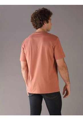 Camiseta Rosa Con Gráfico De Logo Calvin Klein