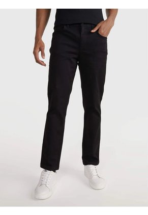 Pantalón Negro Slim Brushed Calvin Klein