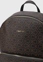 Morral  Marrón-Café-Dorado Calvin Klein Brown Mono de Calvin Klein