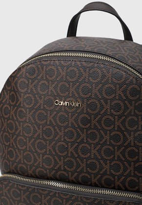 Morral  Marrón-Café-Dorado Calvin Klein Brown Mono