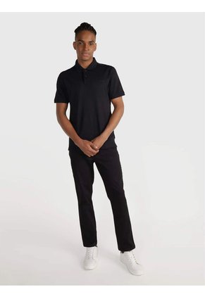 Pantalón Negro Slim Brushed Calvin Klein