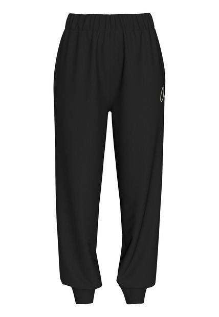 Jogger Negro Con Bordado Ck Calvin Klein