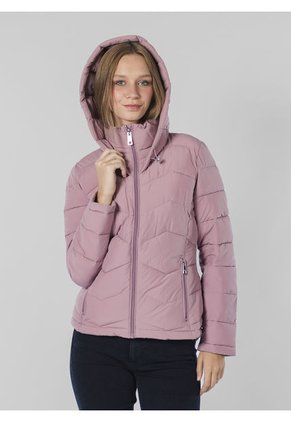 Chaqueta Morada Stretch Acolchada