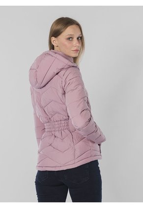 Chaqueta Morada Stretch Acolchada