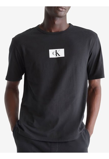 Camiseta Negra De Pijama - CK96 Calvin Klein