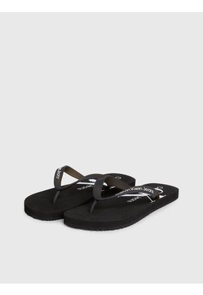 Sandalias Negro De Playa Con Monologo Calvin Klein