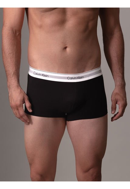 Pack Negro De 3 Boxer Low Rise Trunks - Modern Air Calvin Klein