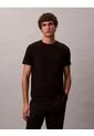 Camiseta Negra Slim De Manga Corta Calvin Klein de Calvin Klein