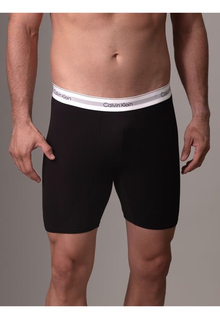 Pack Negro De 3 Boxer Brief Long - Modern Air Calvin Klein