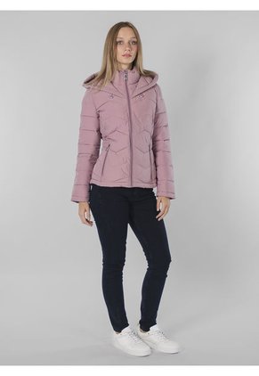 Chaqueta Morada Stretch Acolchada
