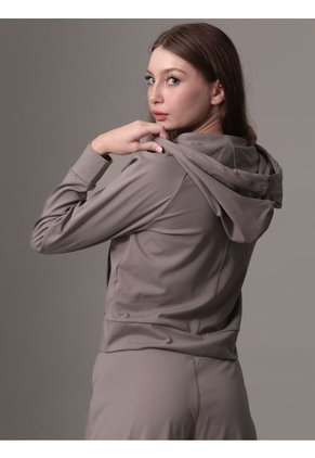 Buzo Café Deportivo Con Capota Suave Y Elástica Calvin Klein