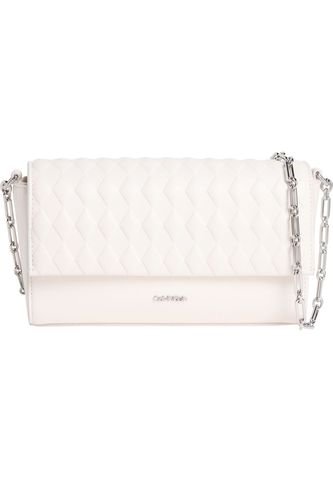 Bolso Beige Cruzado Acolchado Con Solapa Calvin Klein Calvin Klein