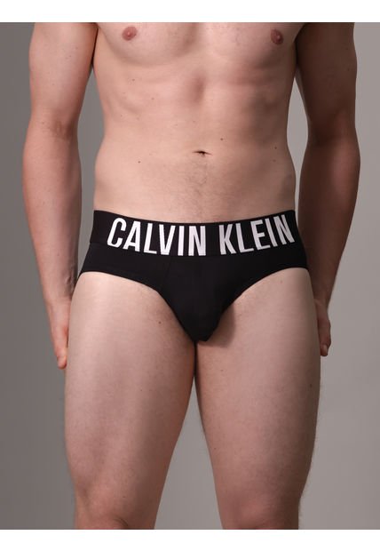 Pack Negro De 3 Slips - Intense Power Calvin Klein