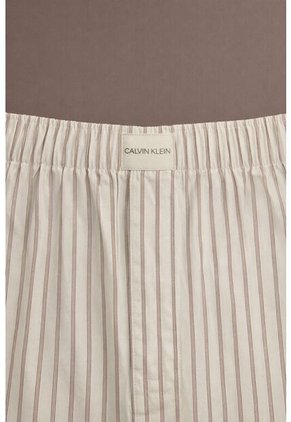 Pantalón Blanco Largo Ancho De Pijama - Cotton Poplin Calvin Klein