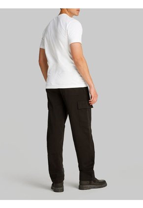 Camiseta Blanca Con Logo Pequeño Calvin Klein