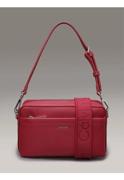 Bolso Rojo Cruzado Convertible Calvin Klein