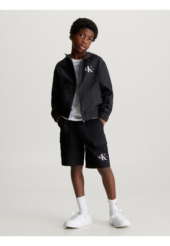 Cortavientos Niño Negro Negro Essential Con Capota Calvin Klein Calvin Klein