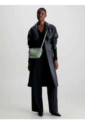 Bandolera De Cuero Sintético Calvin Klein