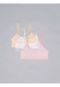 Paquete De 3 Bralettes Classic Para Niña Multicolor Calvin Klein de Calvin Klein