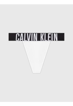 Tanga Blanca En Talle Alto - Intense Power Calvin Klein