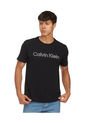 Camiseta Negra Con Logo Traveling Calvin Klein de Calvin Klein