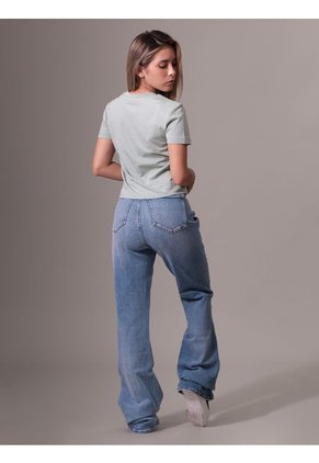 Camiseta Multicolor Regular Con Logo Institutional Calvin Klein