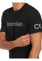 Camiseta Negra Con Logo Traveling Calvin Klein de Calvin Klein