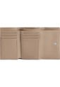 Billetera Beige Triple Con Monograma Calvin Klein de Calvin Klein