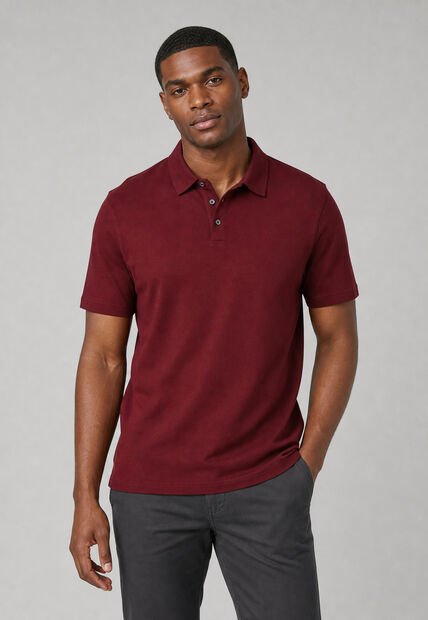 Polo Calvin Klein Borgoña