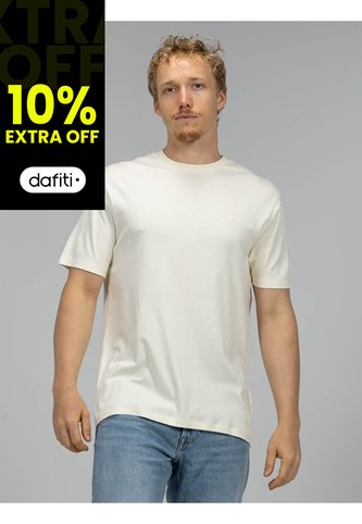 Camiseta Beige De Algodón Supima Con Logo Calvin Klein Calvin Klein