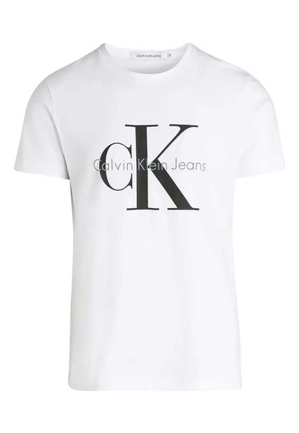 Camiseta Blanca Para Niño Unisex Con Logo Calvin Klein